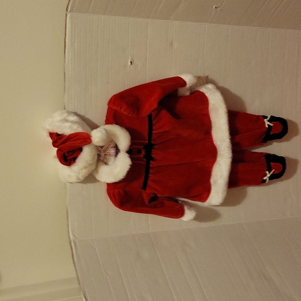 NWT: First Moments Layette Christmas Outfit